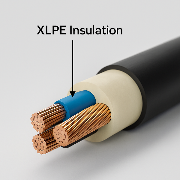 Cross-linkable polyethylene compound granules for cable insulation